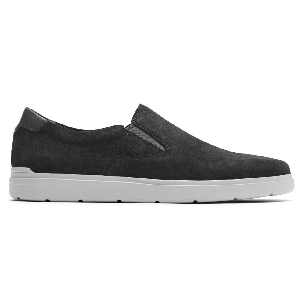 Rockport Singapore Mens Sneakers - Total Motion Lite Slip-On Dark Grey - AP2816957